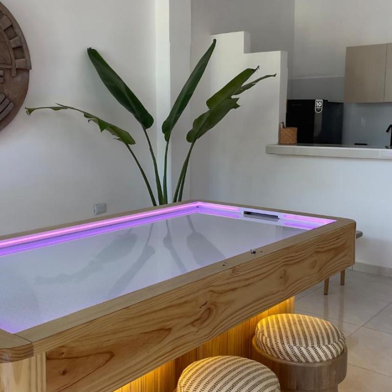 casa aria con mesa hockey, patio y ping pong - Two-Bedroom House - 4