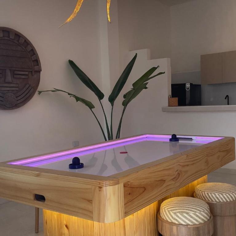 casa aria con mesa hockey, patio y ping pong - Two-Bedroom House - 18