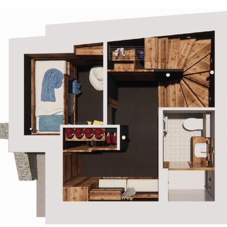 Chalet Poudreuse - Maison 3 Chambres - 22