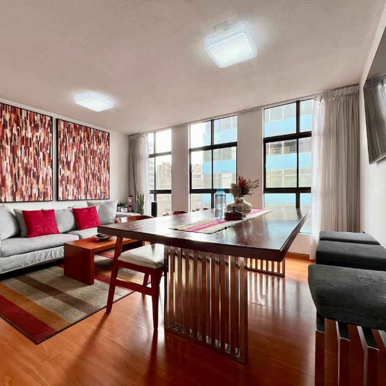 Best Central Lima Stay w city view w Fast Wifi - Apartamento de 3 dormitorios - 1