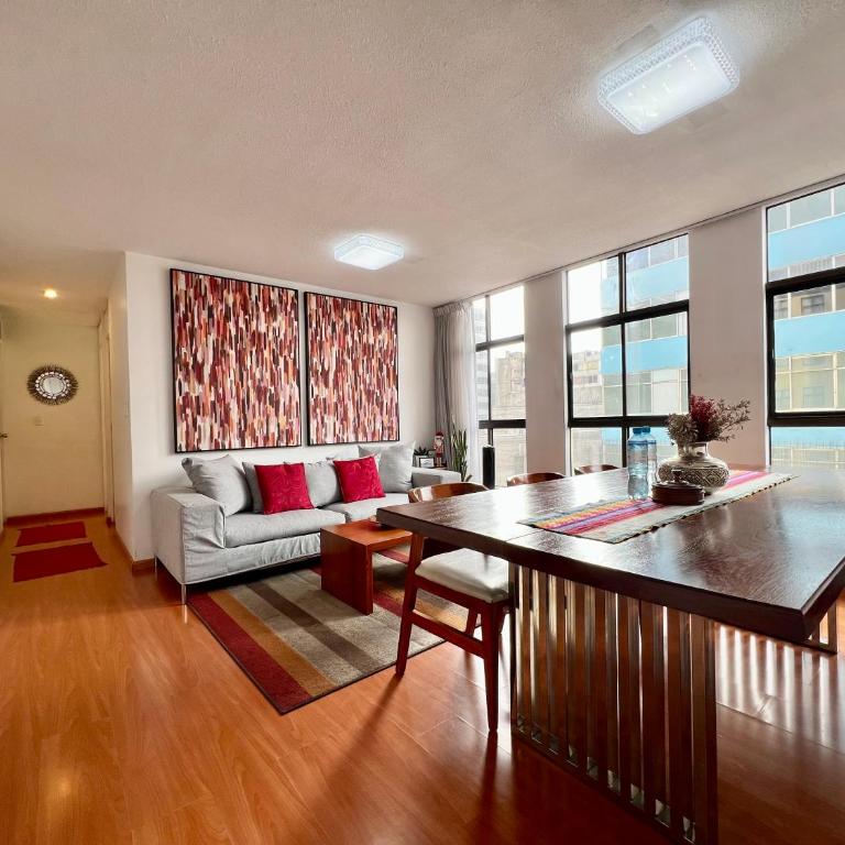 Best Central Lima Stay w city view w Fast Wifi - Apartamento de 3 dormitorios - 5