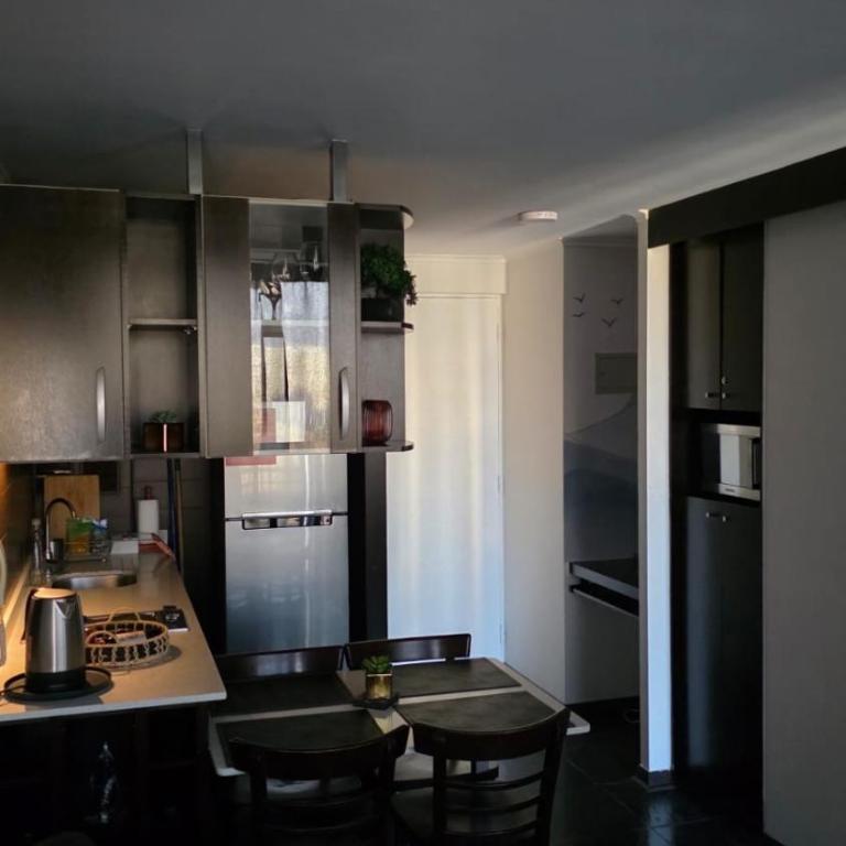Apartamento con Vista a la Cordillera y Estacionamiento en Santiago Centro Modern apartment with mountain view and parking in Santiago Centre - One-Bedroom Apartment with Balcony and Mountain View - 6