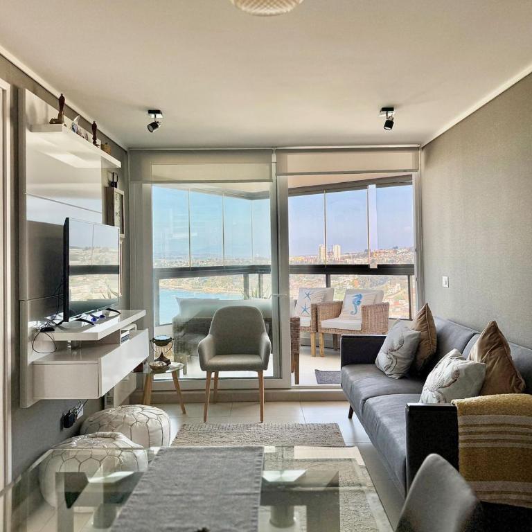 Vista al Mar, Edificio Vista Higuerrillas Concón - Two-Bedroom Apartment with Sea View - 2