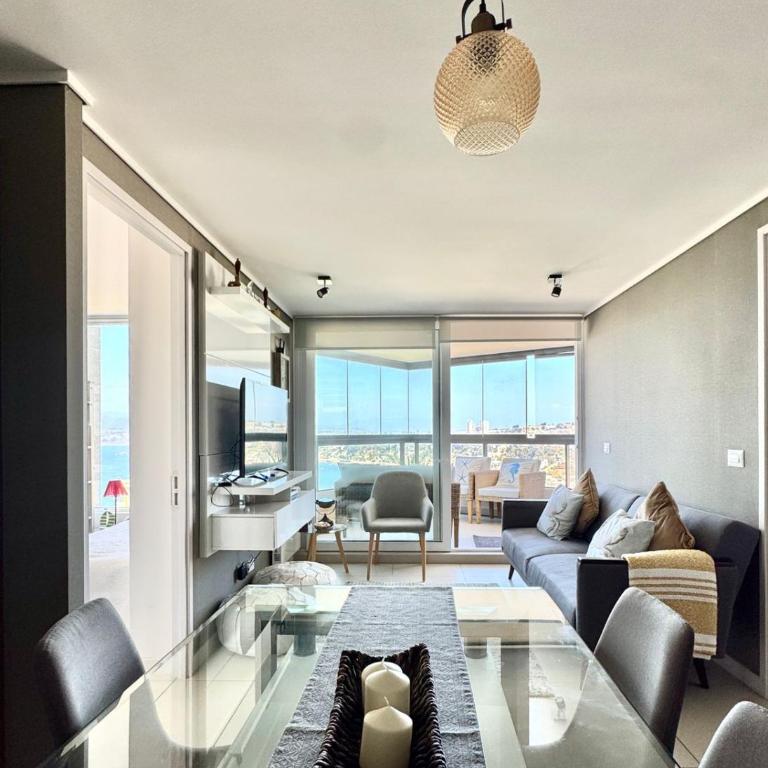 Vista al Mar, Edificio Vista Higuerrillas Concón - Two-Bedroom Apartment with Sea View - 8