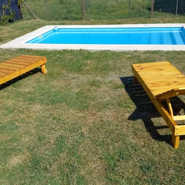 Cabaña totalmente equipada para 4 o 5 pers con piscina privada - Two-Bedroom House - 4