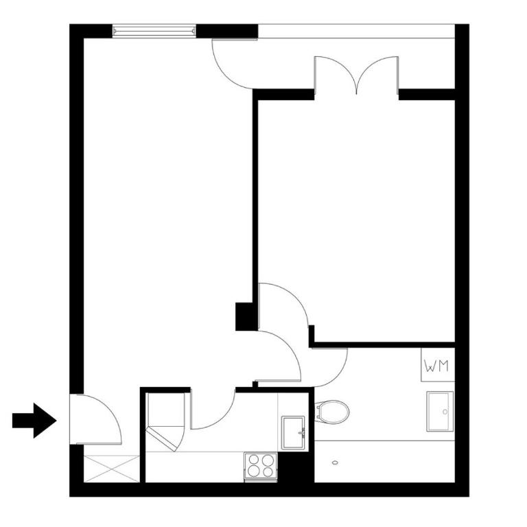 Modern 2-room Oasis in Old-town Belgrade - One-Bedroom Apartment - 16