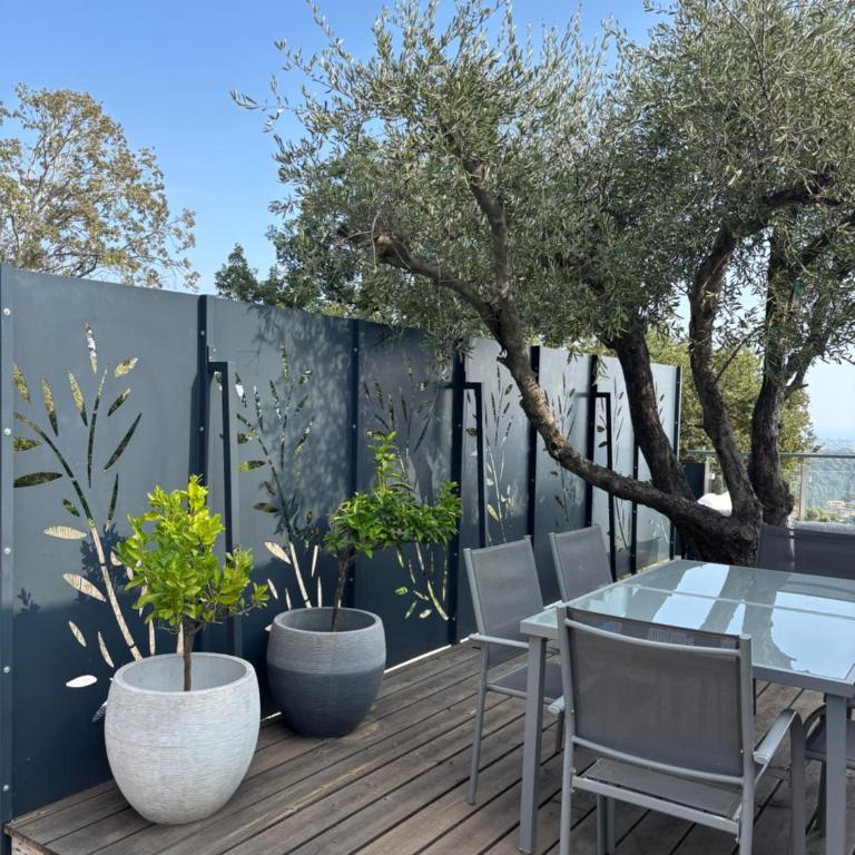 Domani Vencius - Cocon de bien-être à Vence avec vue mer, piscine et terrasse ensoleillée - Appartement 2 Chambres - Vue sur Mer - 34