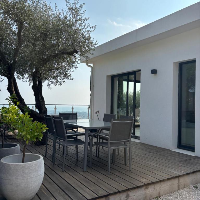 Domani Vencius - Cocon de bien-être à Vence avec vue mer, piscine et terrasse ensoleillée - Appartement 2 Chambres - Vue sur Mer - 35