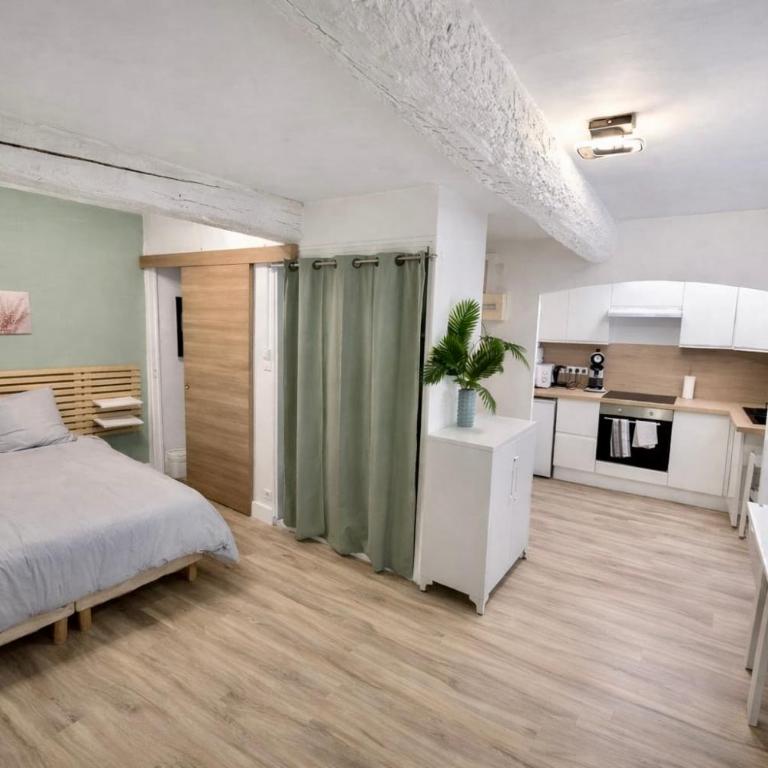 Studios Scandinaves rénovés au Centre Narbonne Wi-Fi - One-Bedroom Apartment - 3