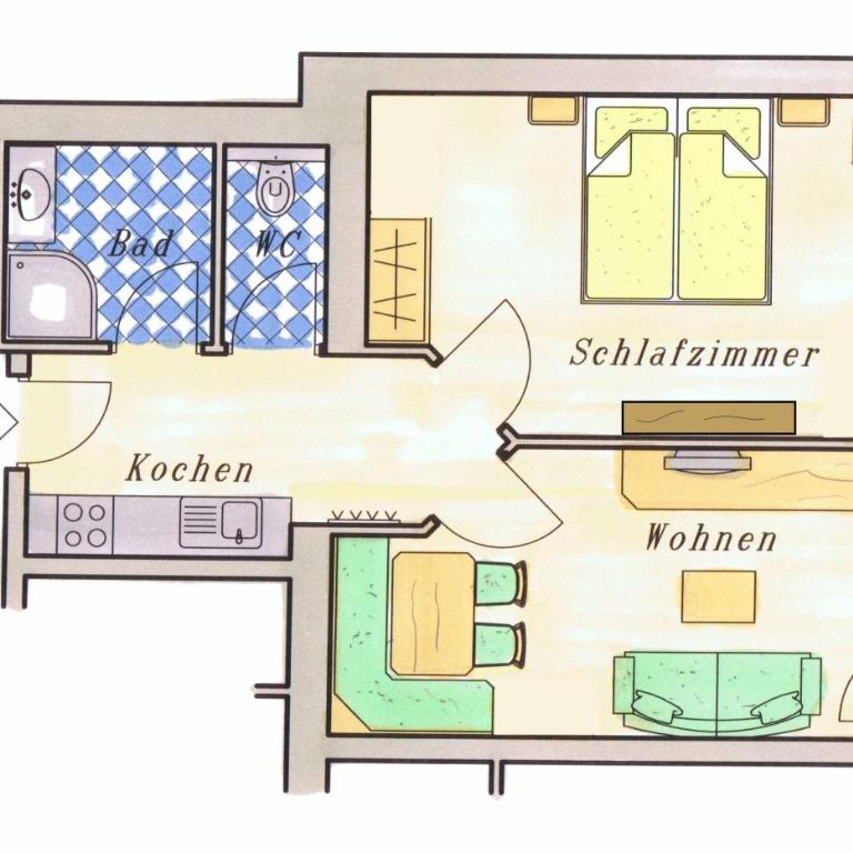 Landhaus Huber - Apartment mit 1 Schlafzimmer - 4