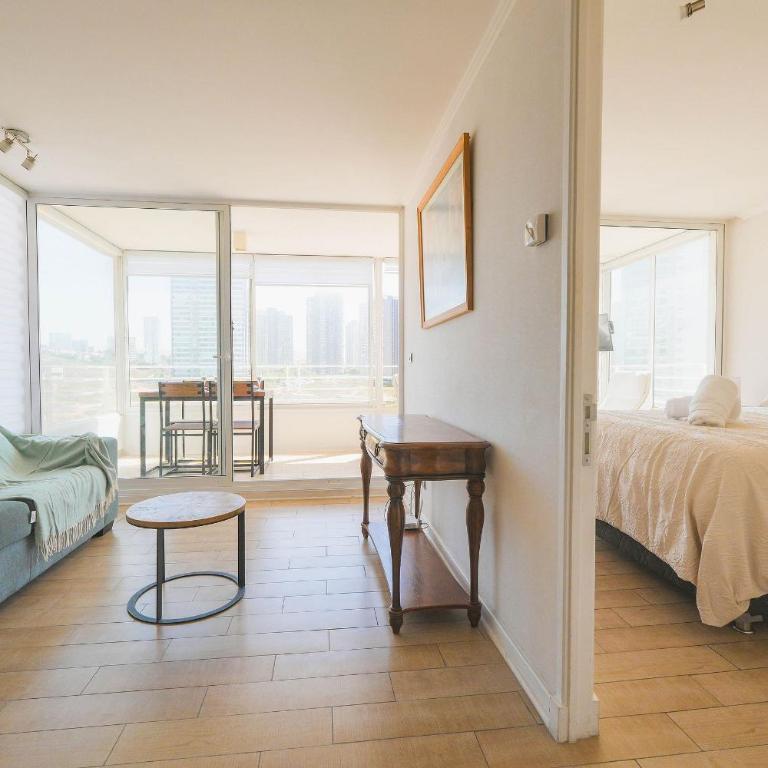 VR |4PAX|Piscina Temperada | Concón| parking free - One-Bedroom Apartment - 1