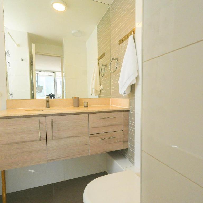VR |4PAX|Piscina Temperada | Concón| parking free - One-Bedroom Apartment - 5