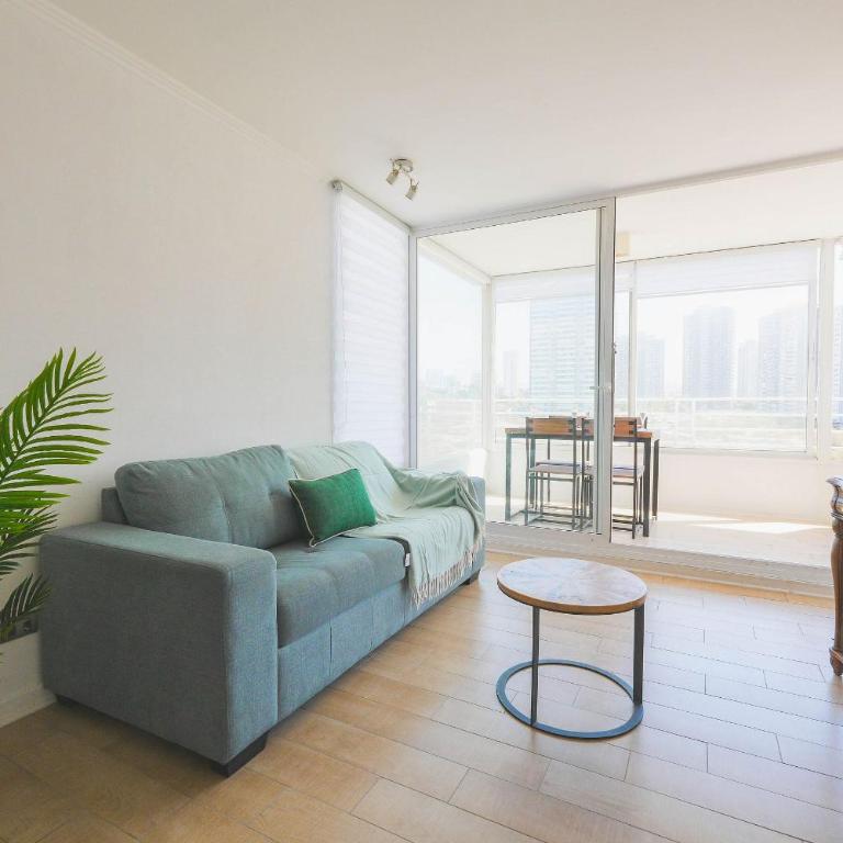 VR |4PAX|Piscina Temperada | Concón| parking free - One-Bedroom Apartment - 6