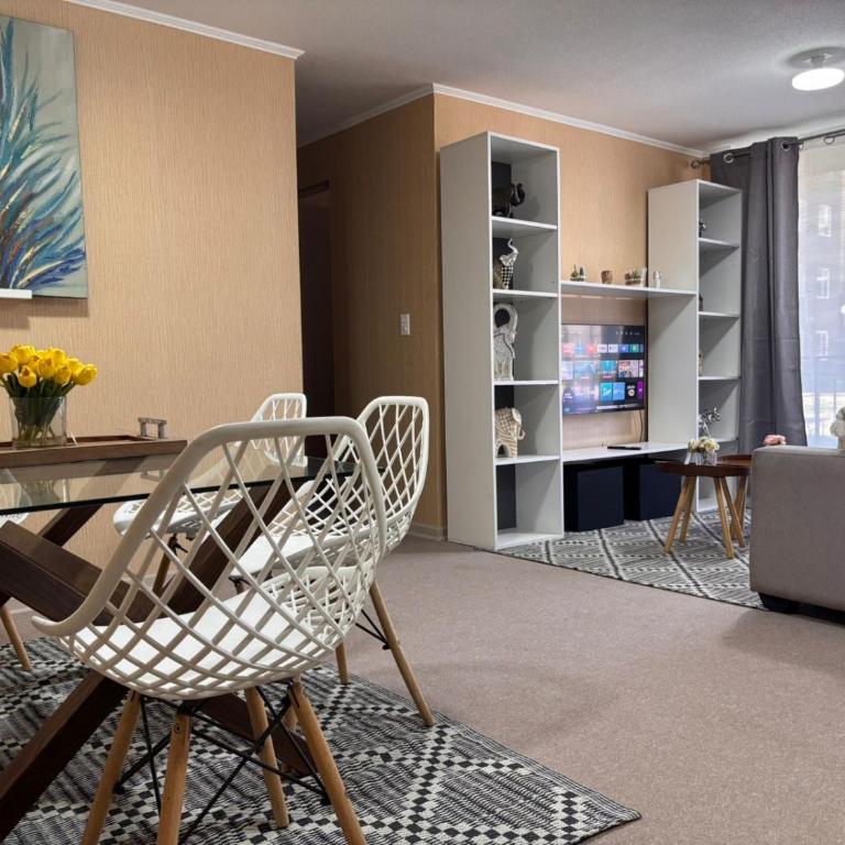 Departamento completo a minutos de outlet Exton Center Quilicura - Three-Bedroom Apartment - 19