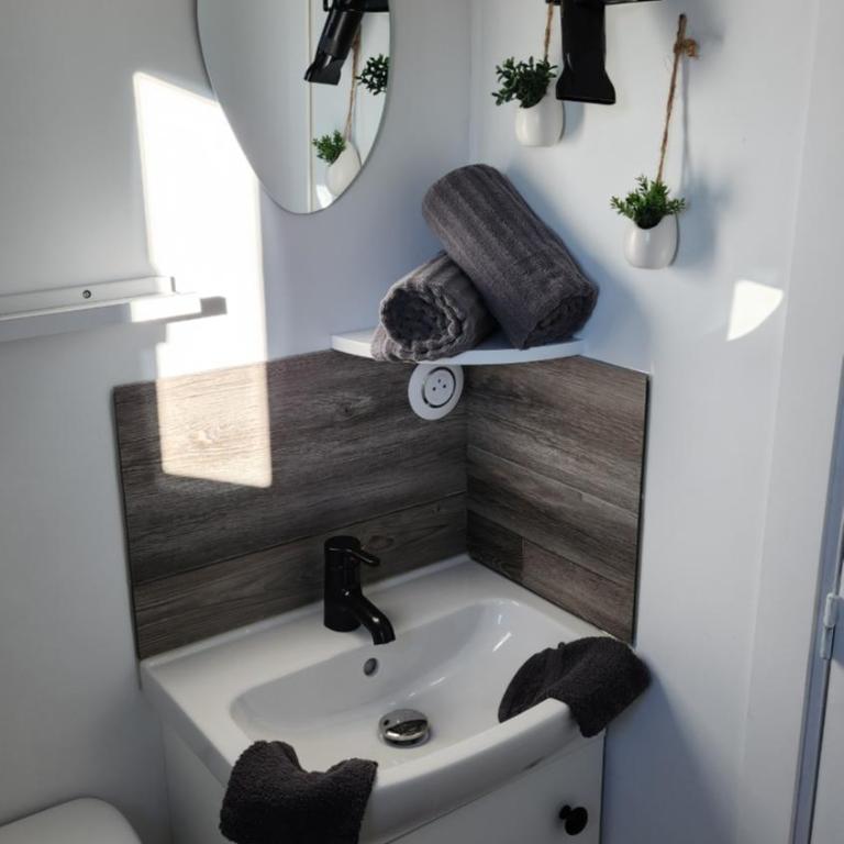 Chalet avec bain nordique et piscine Chambre d'hôtes La Siesta - Chambre Double - Vue sur Piscine - 11