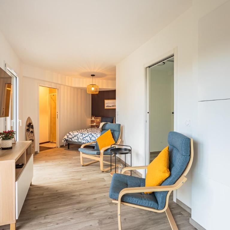 Nahia : Grand studio lumineux proche des plages d'Anglet - Appartement - 4