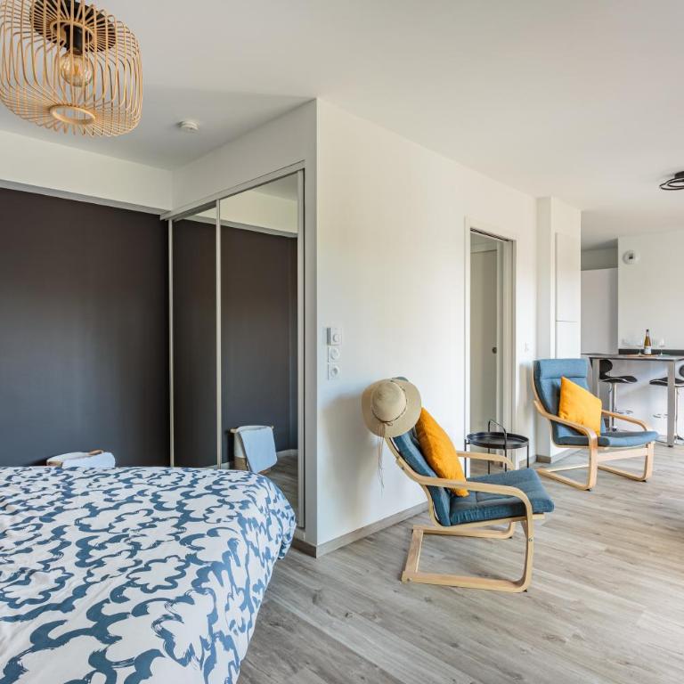 Nahia : Grand studio lumineux proche des plages d'Anglet - Appartement - 8
