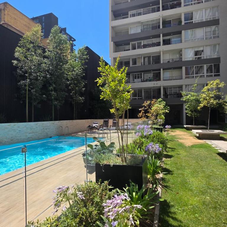 Oceana Suites Santiago Centro Rosas - One-Bedroom Apartment with City View - 2