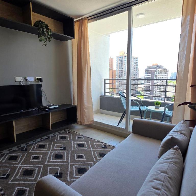 Oceana Suites Santiago Centro Rosas - Apartamento de 1 dormitorio con vistas a la ciudad - 3