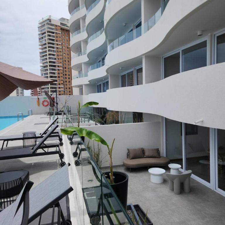 Moderno Departamento en Peninsula de Cavancha - One-Bedroom Apartment - 2