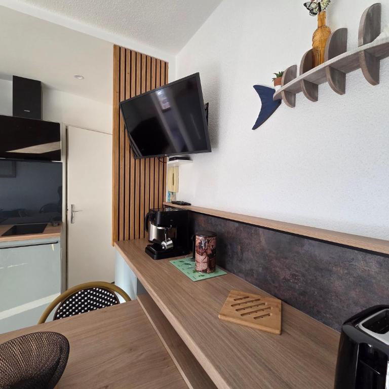 T2 cosy et rénové avec vue sur le port d'Argelès pour 4 personnes - Apartment mit 1 Schlafzimmer - 26