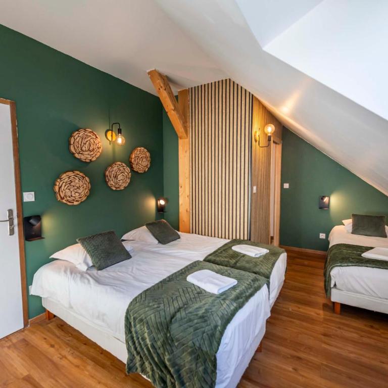 Gite Le Rebanchon - Chambre Triple – Vue sur Montagne - 6