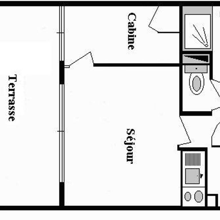 Studio cabine avec climatisation et parking, proche plages - FR-1-338-632 - Apartamento - 2