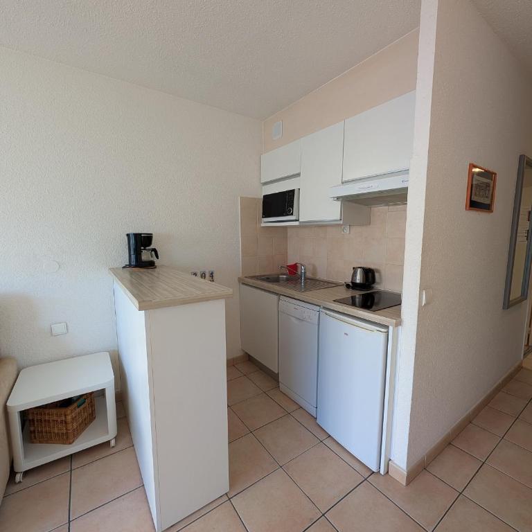 Studio climatisé pour 2/3 - Proche plage et commerces - WiFi inclus - FR-1-466A-22 - Studio - 9