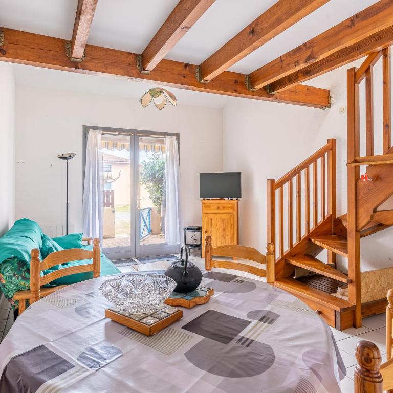 Maison T2 avec Mezzanine, Terrasse et Parking à 300m de la Plage - Biscarrosse - FR-1-521-214 - Maison de Vacances - 3