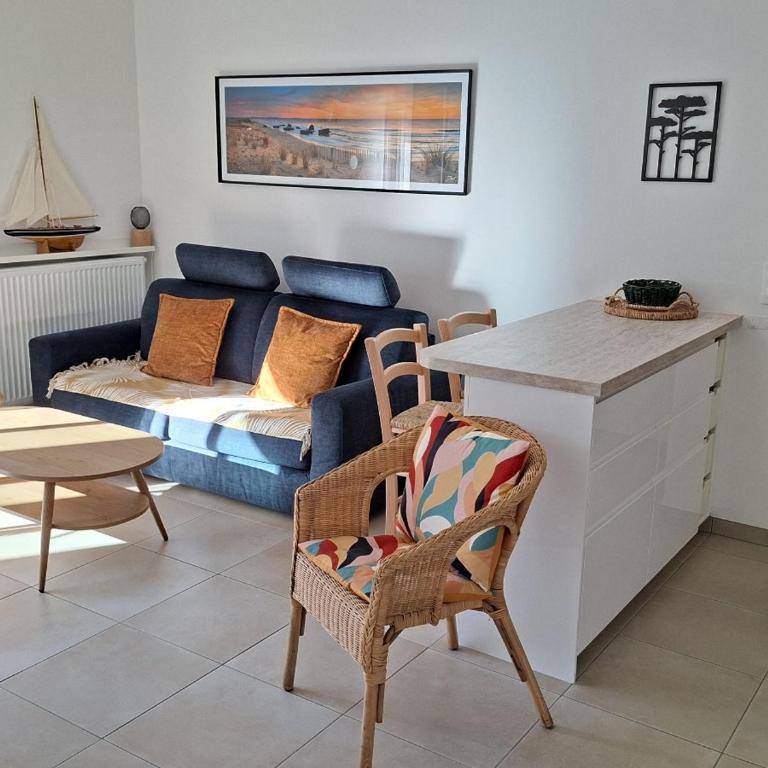 T3 de Standing entre Lac et Mer à Hossegor, Lumineux avec Balcon, Parking et Wifi Inclus - FR-1-239-1006 - Apartment mit 2 Schlafzimmern - 6