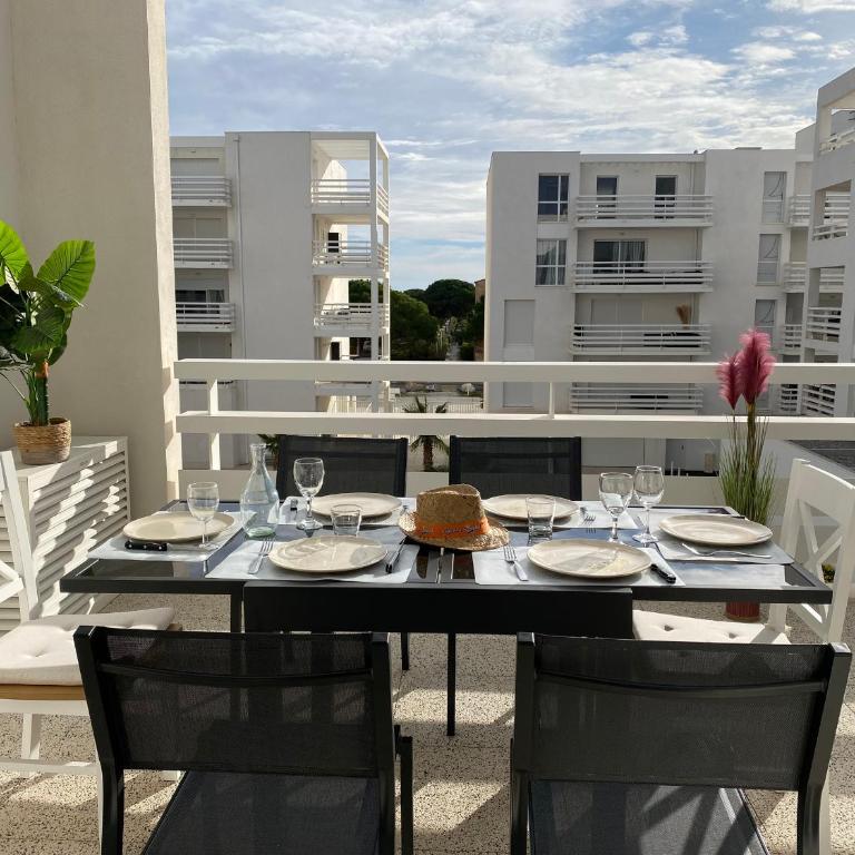 Appartement T3 climatisé 6 pers avec terrasse et parking à Port Leucate - FR-1-727-21 - Appartement - 11