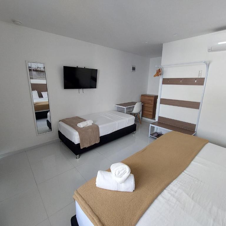 Bahia San Andres Hospedaje - Habitación Doble - 1 o 2 camas - 4