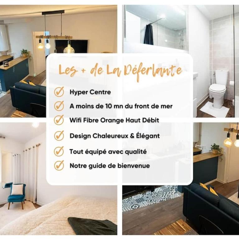 la deferlante - front de mer - centre - parking - Appartement 1 Chambre - 2