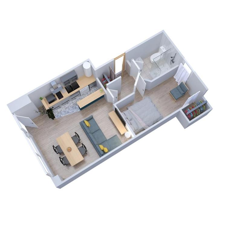 la deferlante - front de mer - centre - parking - Appartement 1 Chambre - 13