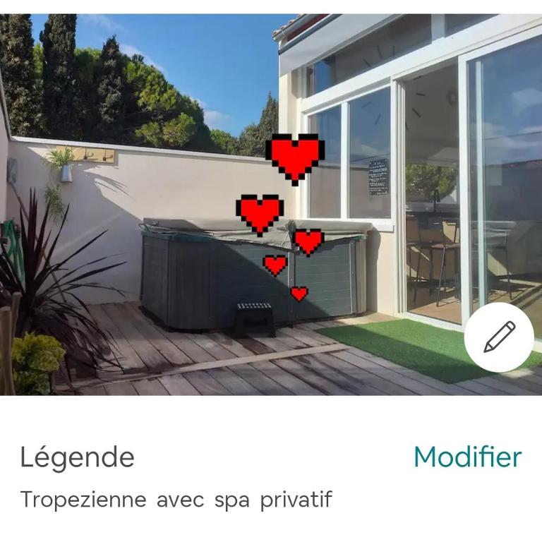 O'sun avec jacuzzi privatif - Maison 1 Chambre - 23