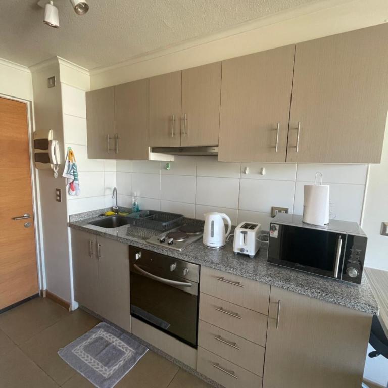 Departamento Estudio Amoblado - One-Bedroom Apartment - 2
