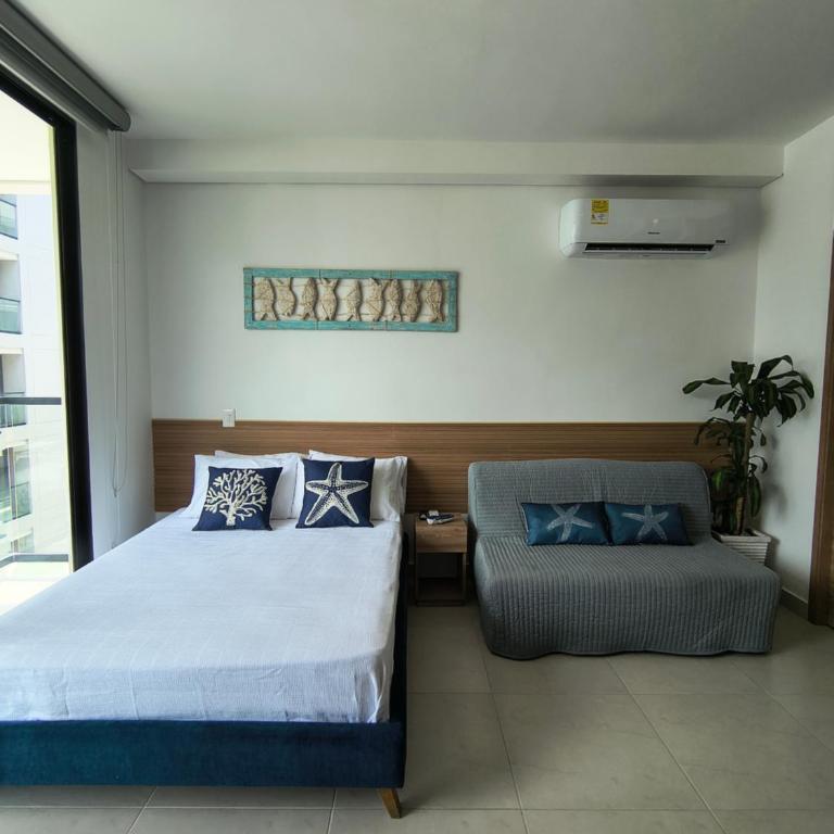 Apartamento frente al mar Santa Marta cerca al aeropuerto - Apartamento de 1 dormitorio - 4