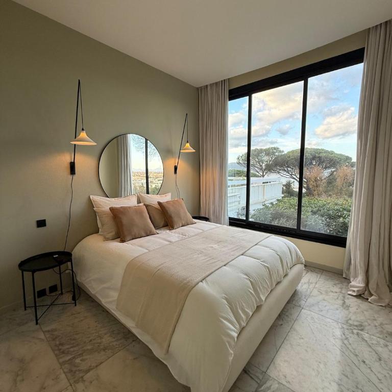Le village et la mer, élégance et panorama avec parking privé - Apartment mit 2 Schlafzimmern, einem Balkon und Meerblick - 9