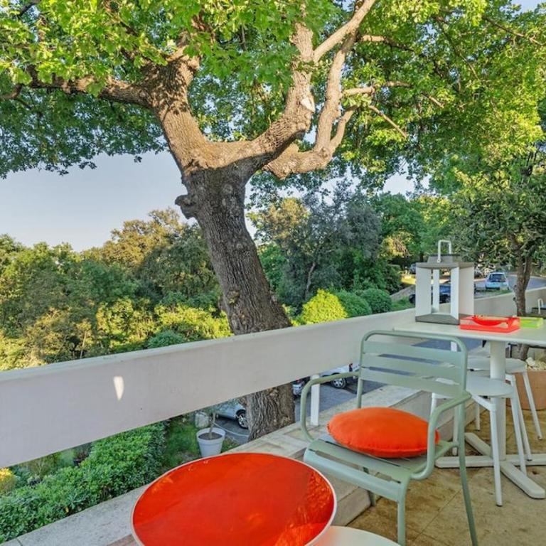 Le village et la mer, élégance et panorama avec parking privé - Apartment mit 2 Schlafzimmern, einem Balkon und Meerblick - 19