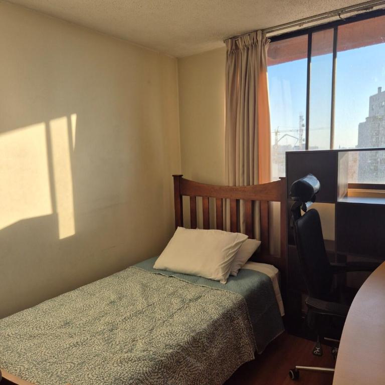 View of Entel Tower, 2D2B Downtown plus Home Office - Two-Bedroom Apartment - 10
