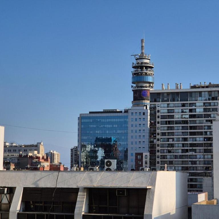 View of Entel Tower, 2D2B Downtown plus Home Office - Two-Bedroom Apartment - 12