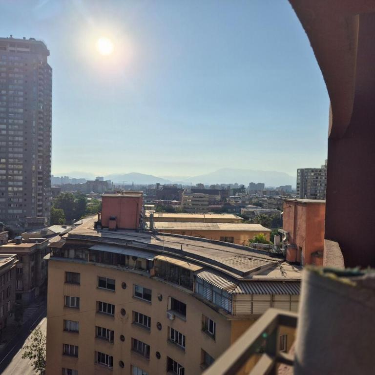 View of Entel Tower, 2D2B Downtown plus Home Office - Two-Bedroom Apartment - 15