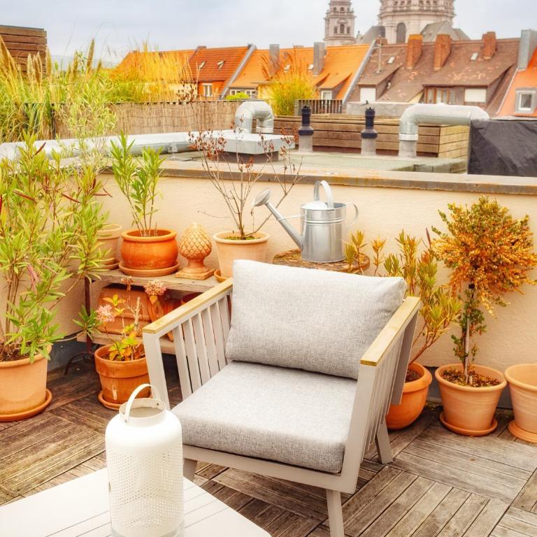 Zentrales Studio in Würzburg mit Dachterrasse und Tiefgarage - Apartment mit 1 Schlafzimmer - 13