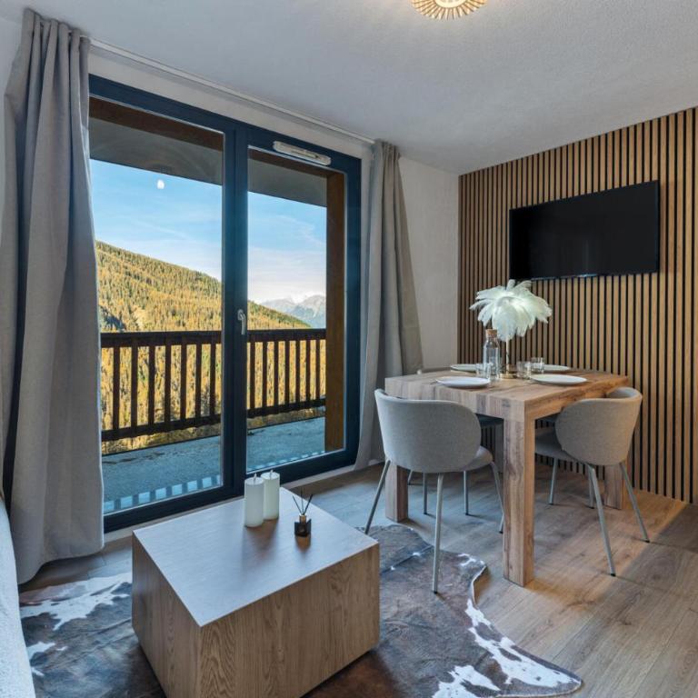 Les Chalets De Bois MÉan - B - Appartement cosy avec vue imprenable aux Orres MAE-1824 - Apartment - 11