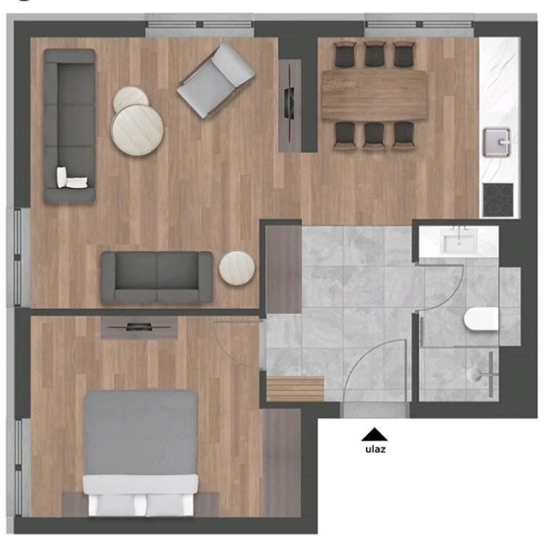 Apartmani La Vista - Apartman sa 1 Spavaćom Sobom - 30
