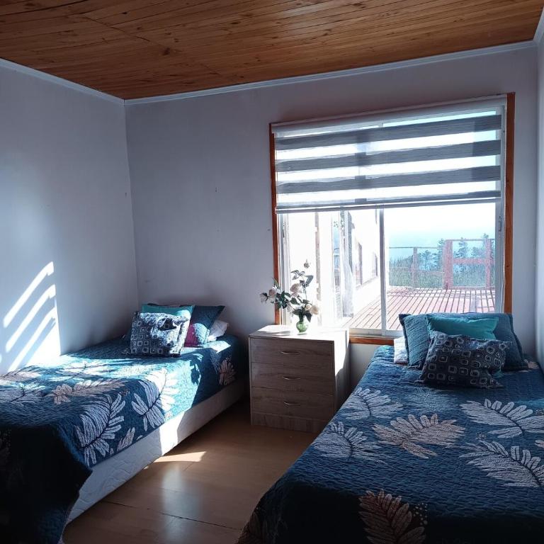 Cabaña con Piscina y Quincho en Laguna Verde - Four-Bedroom House - 3
