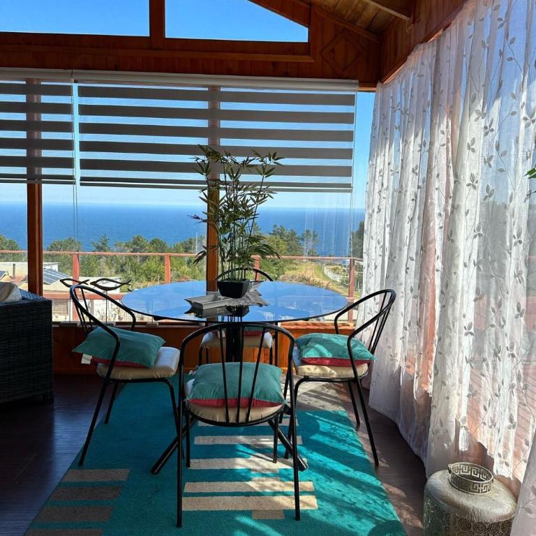 Cabaña con Piscina y Quincho en Laguna Verde - Four-Bedroom House - 14