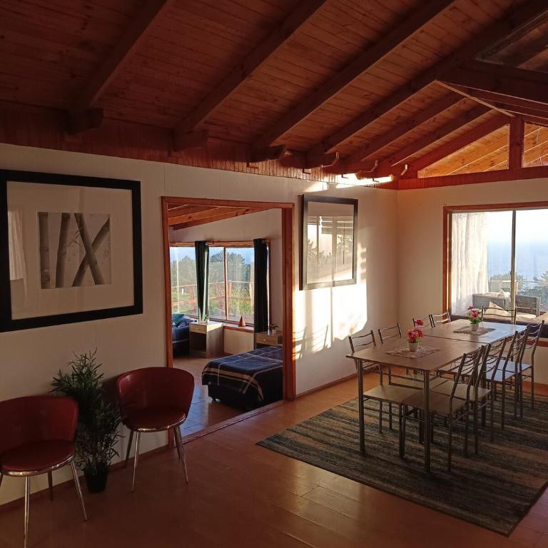 Cabaña con Piscina y Quincho en Laguna Verde - Four-Bedroom House - 26