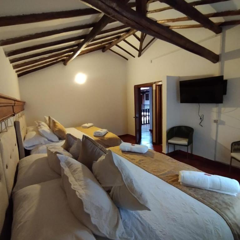 Hotel Calle Real de la Villa - Quadruple Room - 6