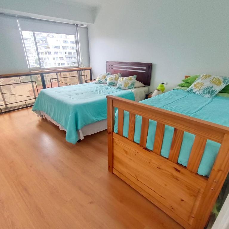 Departamento Poniente a pasos del casino y playas - Three-Bedroom Apartment - 6